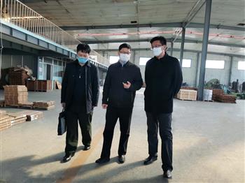 濟(jì)南市民營企業(yè)服務(wù)一隊(duì)蒞臨金鋒鋸業(yè)指導(dǎo)工作！