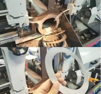 金萬(wàn)鋒智能高速帶鋸床，鋸切精度高